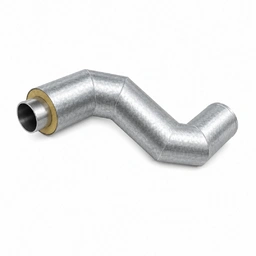 Z-образный элемент ППУ-ОЦ d 920 Тип 1 из оцинкованой трубы