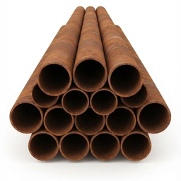 Труба электросварная бесшовная 133х7 мм Ст10 бывшая в употреблении