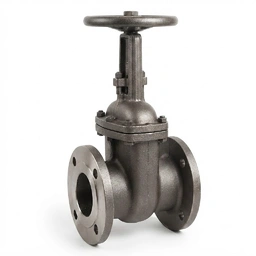 Задвижка шиберная чугунная односторонняя с невыдвижным штоком METAL Ду-250 Ру-6